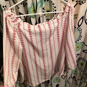 Off the shoulder top